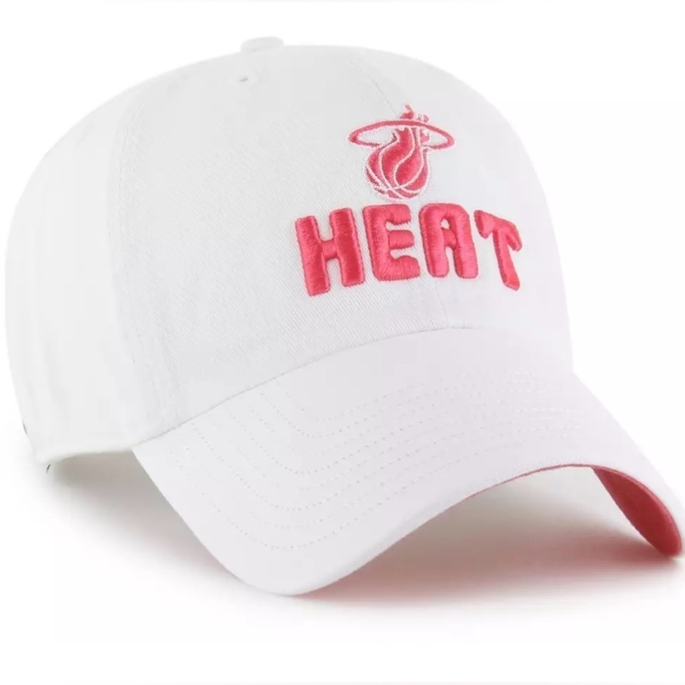 47 Brand Miami Heat Luminence Clean Up Hat Women's One Size